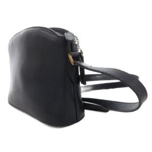 COACH オールド ショルダーバッグ レザー イタリア製 ネイビー 紺 4405 /FF