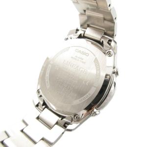 CASIO LINEAGE 腕時計 ソーラークロノグラフ マルチバンド6 ステンレス 銀色 LIW-M610D-2AJF