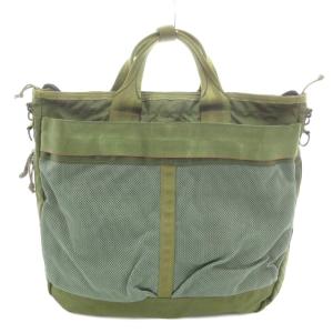 BEAMS+ PLUS 別注 ユーティリティヘルメットバッグ 2WAY ナイロン カーキ