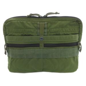 BEAMS+ パソコン PCケース バッグ ナイロン カーキ系 /UO