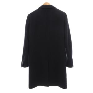MELTON SINGLE CHESTER COAT メルトン シングル チェスターコート M 紺