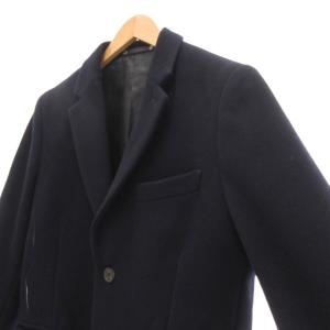 【名作】Paul Smith メルトン シングルチェスターコート 定価8.8万 MELTON SINGLE CHESTER COAT メルトン シングル チェスターコート M 紺