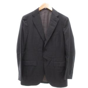 BEAMS F スーツ テーラードジャケット 段返り3B 総裏地 パンツ 46 グレー