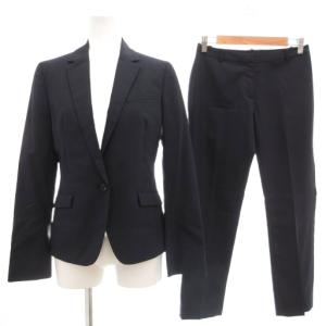 セットアップ スーツ ジャケット 背抜き シングル パンツ 9AR 紺 ネイビー /AE