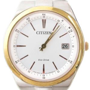 腕時計 アナログウォッチ 電波 ソーラー シルバーカラー H415-S063957 /AE