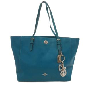 36454 トートバッグ 手提げ チャーム ビジュー ブルー 青 /FF