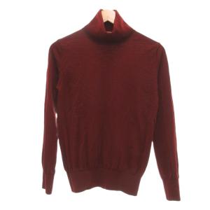 20AW 30GGタートルネックプルオーバー ニット ウール 長袖 2 レッド /UO