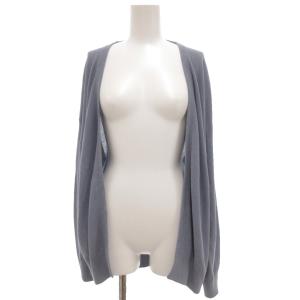 OPUS LOREI カーディガン トッパー ニット 薄手 長袖 38 青系 /UO