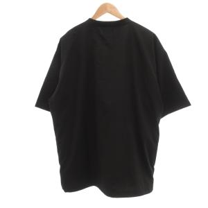 SHIPS any SOLOTEX シアサッカー スピンドル Tシャツ L ブラック /UO
