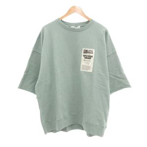 CALIFORNIA タグ付き スウェット Tシャツ 半袖 裏毛 L 緑 グリーン /UO