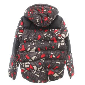 PUMA ダウンジャケット フード L マルチカラー 総柄 ロゴ ピクセル柄 /AE