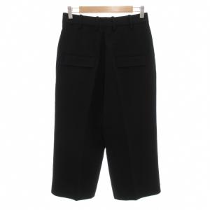 Neil Barrett スラウチパンツ ワイド クロップド タック 38 ブラック /UO