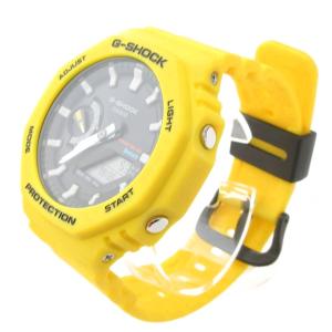 CASIO G-SHOCK 2100 Series アナデジウォッチ ソーラー イエロー GA-B2100C-9AJF