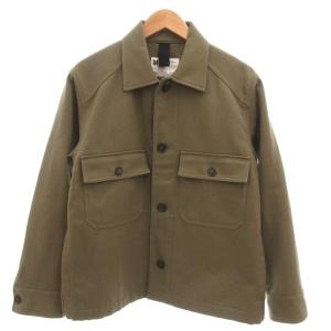 WOOL COTTON DRILL ジャケット ウール M カーキ /AE