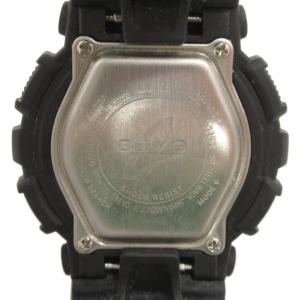 BABY-G CASIO 腕時計 BA-120SC-1A アナデジウォッチ クォーツ 総柄 黒 ブラック /AE