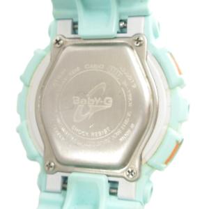 BABY-G CASIO 腕時計 BA-110CH-3AJF アナデジウォッチ クォーツ 総柄 水色 ライトブルー /AE