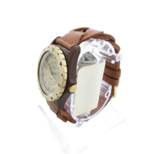 TIMEX 腕時計 クォーツ Safari 復刻版 アナログ カレンダー付き 革ベルト 茶 ブラウン TW2P88300