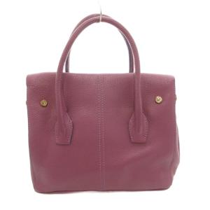 IACUCCI ハンドバッグ ショルダーバッグ 2WAY ポーチ付き レザー 紫 パープル /UO