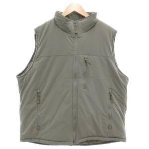 美品 中綿 ベスト XL カーキ ミリタリー /AE