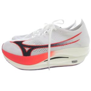 ウエーブリベリオンプロ LOW ランニングシューズ トレーニング スニーカー 28.5cm ホワイト ネイビー