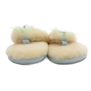 UGG australia FLUFF FLIP FLOP I DO! トングサンダル フリップフロップ シープスキン ファー 24cm