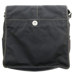 COACH ショルダーバッグ ナイロン レザートリム 黒 ブラック F05300 /UO