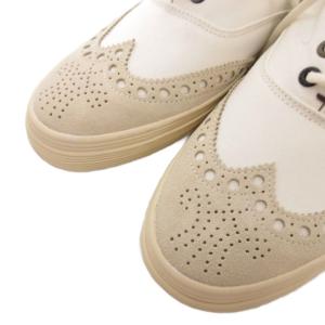 Paul Smith JEANS IRON スニーカー シューズ レザー 本革 M 白 ホワイト ウイングチップ /FF