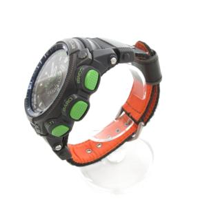 CASIO CAJ PRO TREK 腕時計 タフソーラー 電波 アナデジ 黒 ブラック PRW-5000CA-3JR