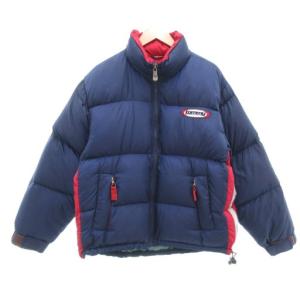 THMJ ダウンジャケット M 紺 ネイビー スタンドカラー リフレクターテープ /AE