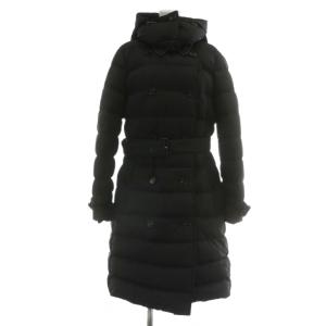 ダウンコート 裏地ノバチェック L ネイビー