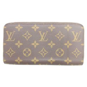 ジッピーウォレット モノグラム ラウンドファスナー ローズバレリーヌ ブラウン M41894