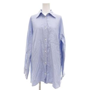 Oxford Big Shirt オックスフォード ビッグシャツ 長袖 オーバーサイズ F ライトブルー系