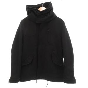 STRC MELTON SHORT メルトン ショート モッズコート フード付き M 黒 ブラック /UO