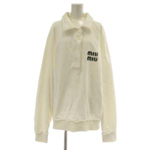 ロゴパッチ ポロ スウェット S ホワイト MJL914