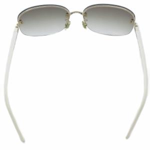 PRADA サングラス アイウェア 度無し リムレス グラデーション 6216 白 ホワイト グレー /AE