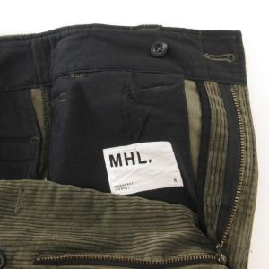 MHL. ミディスカート コーデュロイ 2 カーキ /UO