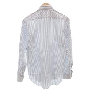 BEAMS F 美品 ワイシャツ Yシャツ ロンドンストライプ 長袖 15/38 グレー /AE