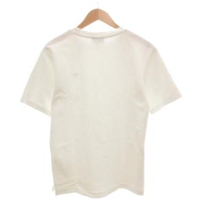 LACOSTE エディフィス 別注 ラッセル Tシャツ 半袖 M 白 ホワイト ロゴ /AE