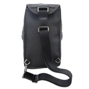 MICHAEL KORS スリングパック ボディバッグ ロゴ 総柄 黒 ブラック /AE