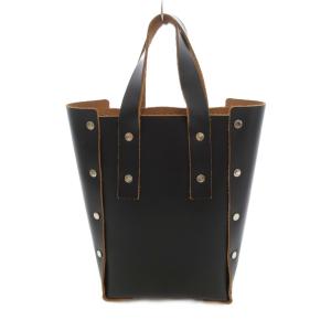 Hender Scheme assemble hand bag tall S ハンドバッグ レザー 黒 ブラック /UO