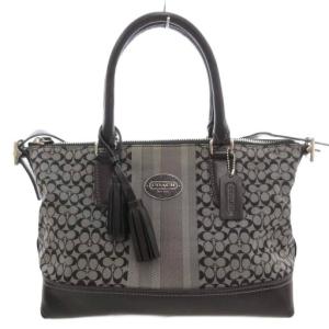 レガシーシグネチャー モリーサッチェル 2WAY ハンドバッグ ショルダー グレー ブラック 21154