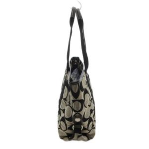 COACH シグネチャー トートバッグ キャンバス 黒 ブラック F18855 /UO
