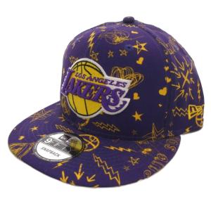 9FIFTY NBA ロサンゼルス・レイカーズ キャップ プリント パープル /UO