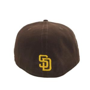NEW ERA 59FIFTY Side Patch Bloom サンディエゴ・パドレス キャップ 7 3/4 ブラウン