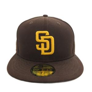NEW ERA 59FIFTY MLBオンフィールド サンディエゴ・パドレス キャップ 7 3/4 ブラウン /UO