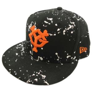 59FIFTY 読売ジャイアンツ スプラッシュ キャップ 7 3/4 ブラック /UO
