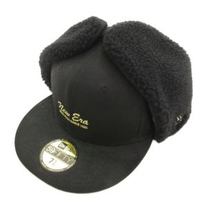 59FIFTY ドッグイヤー ロゴバリエーション ボアキャップ 7 3/4 ブラック /UO