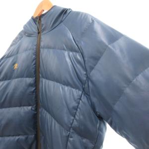 UMBRO フーデッド ダウンジャケット O 紺 ネイビー ジップアップ RNB4136 /UO