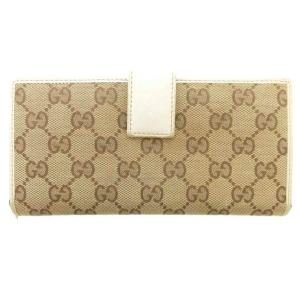 GUCCI シェリーライン メイフェア 長財布 ウォレット GGキャンバス ベージュ /AE