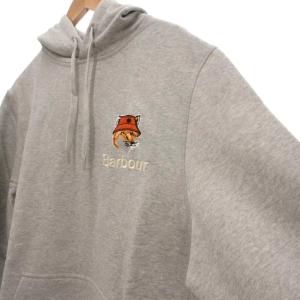 Barbour Maison Kitsune 23FW タグ付き Fox Head Hoodie